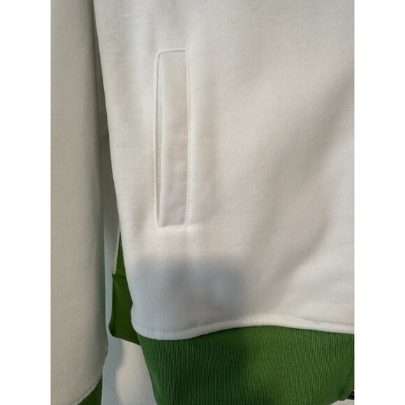 G-Unit G.Unit Varsity No 50 Cent zip track jacket white green athletic L Large - Picture 4 of 16